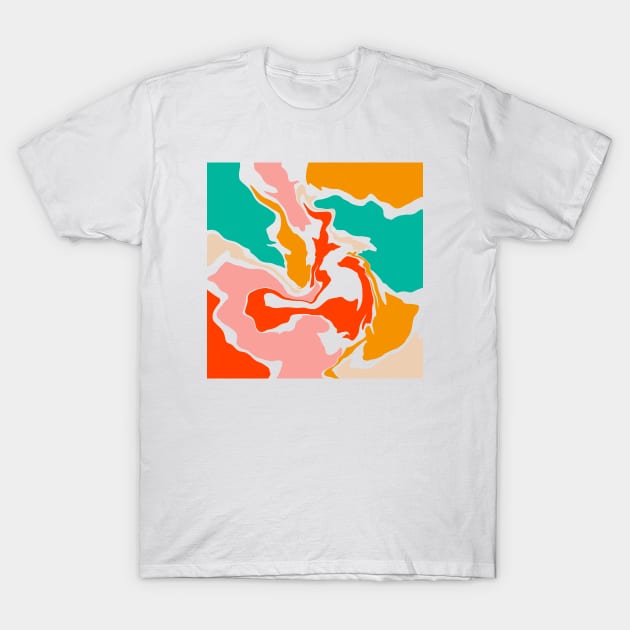 Warm abstract marble 2.0 T-Shirt by THESOLOBOYY